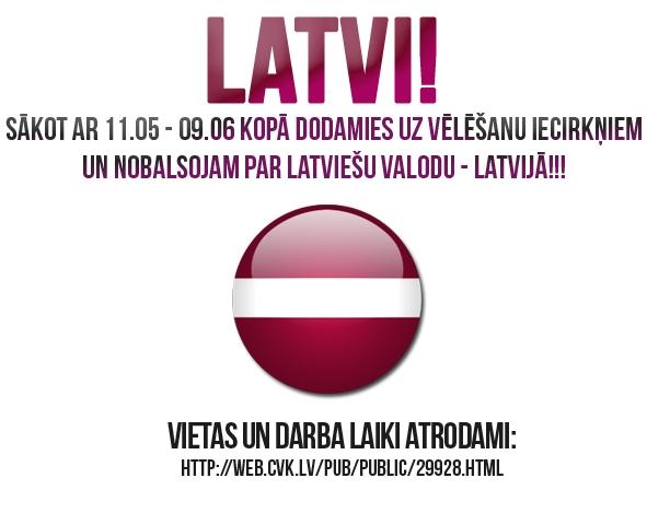 nbspVēlēscaronanu iecirkņu... Autors: SatanicLv Par latvisku Latviju!