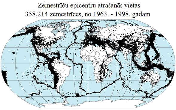 Zemestrīču epicentru atrašanās... Autors: zabax11 Par un ap zemestrīcēm!