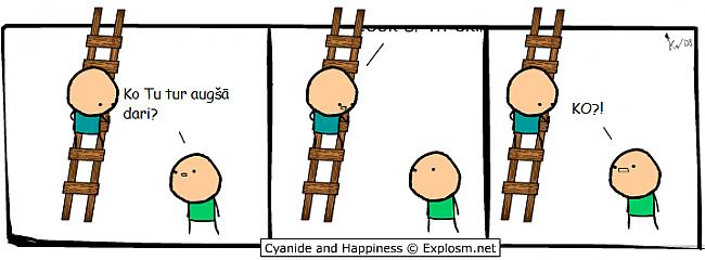  Autors: GrāfēnsĶirsis Cyanide & Happiness. Tulkoti. 2