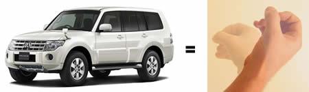 Mitsubishi Pajero spāņu valodā... Autors: Fosilija 10 Neveiksmīgākie un smieklīgākie auto modeļu nosaukumi