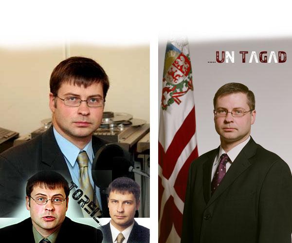 nbspValdis Dombrovskis... Autors: Huligāns Latvijas politiķi Toreiz un Tagad.