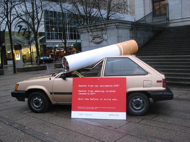 Antismoking Big Smoke Autors: battery Kreatīvas reklāmas - 2. daļa