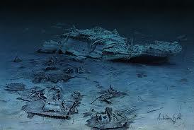 Titānika aizmugurējā daļa Autors: PUJAtiNka Titānika grimšanas simulācija