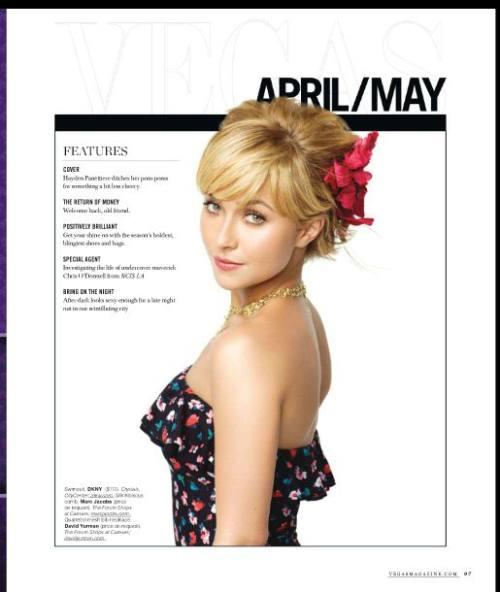  Autors: integree Hayden Panettiere is all grown up and in Vegas Magazine