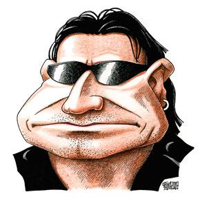  Bono U2 Autors: Sarah 1D Karikatūras-Mūzika!