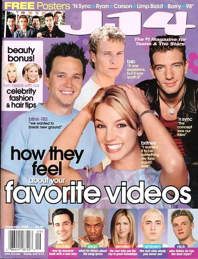 J14 Magazine September 2000 Autors: bee62 Britney Spears Magazines