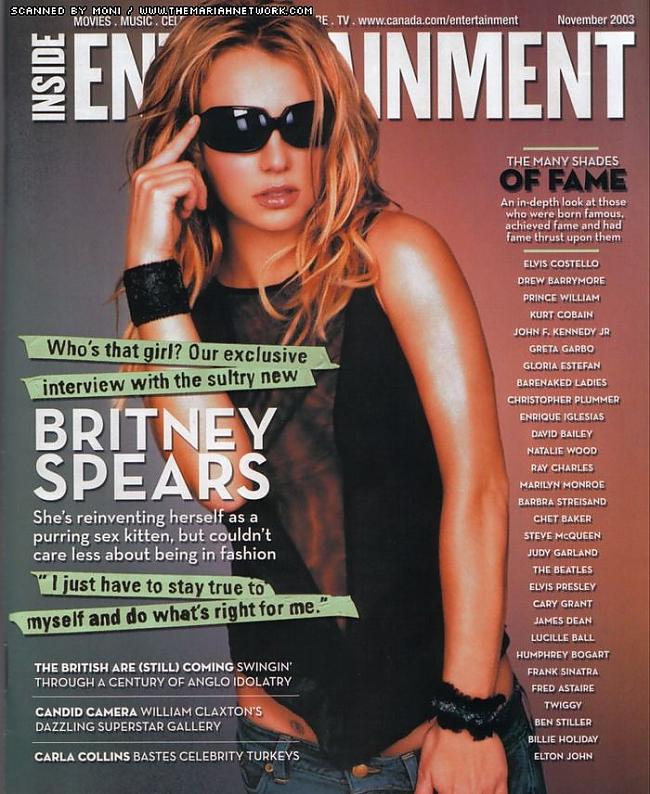 Inside Entertainment December... Autors: bee62 Britney Spears Magazines