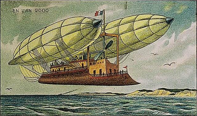 Milzīgs gaisa kuģis Autors: arctic monkey Kā 2000. gadu redzēja 1910. gadā
