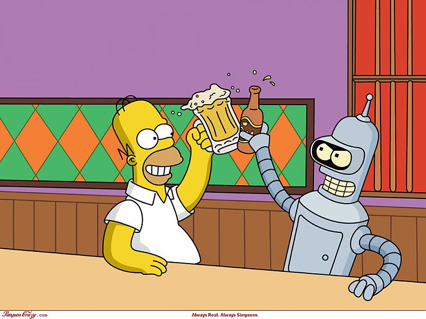 Homers amp Benders  Animāciju... Autors: Voldin6 Ko dzēra un dzer slavenības?!