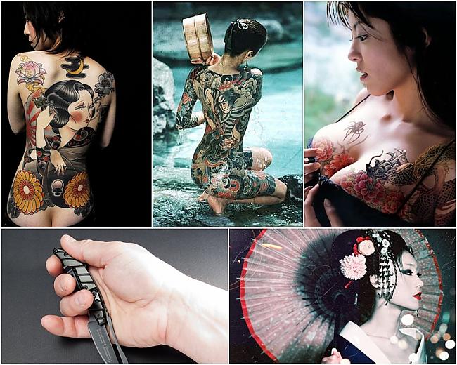 Japāņu geišām tetovējums... Autors: AndOne Fakti par zīmējumiem uz ādas.