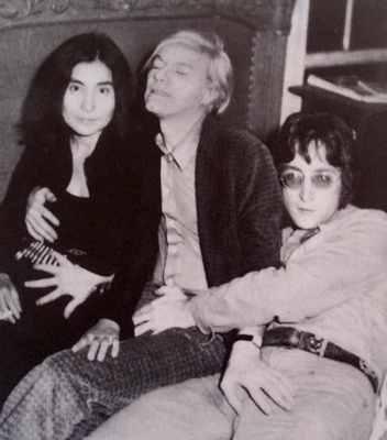 John Yoko un Andy Warhol Autors: Strendžers 10 dīvainas slavenu cilvēku bildes