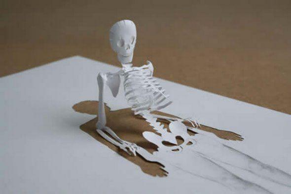 Skelets 2 Autors: Fosilija Papīru māksla.