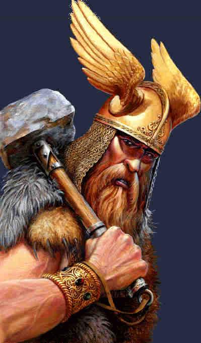 Tors ir pērkona dievs vecākais... Autors: wyatt Nedaudz par seno Skandināvu dieviem.