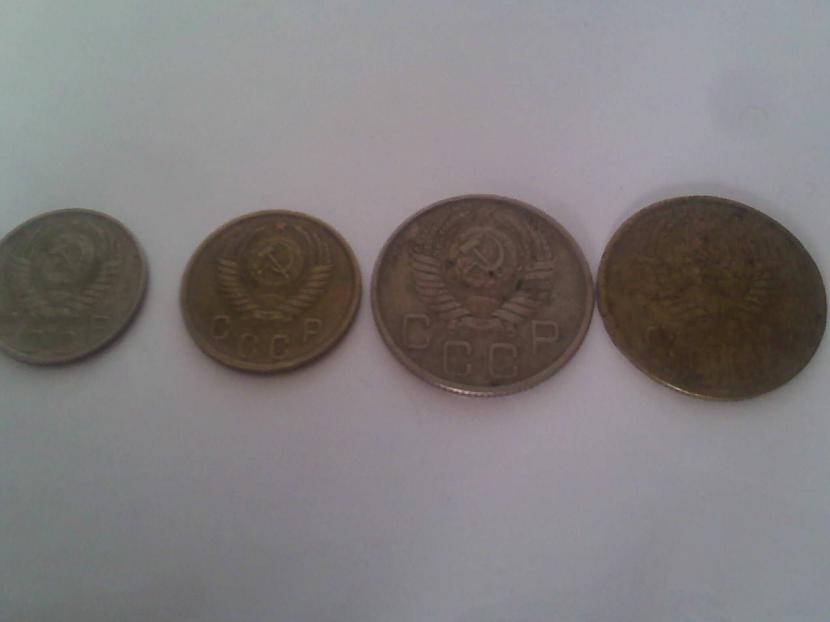 Četras monētas no 1950  1956... Autors: EaGle Naudas zīmes un monētas.