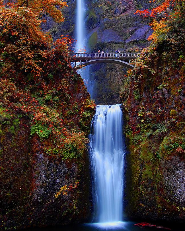 Multnomah Falls Oregon... Autors: abols1 Bildes kas jāredz