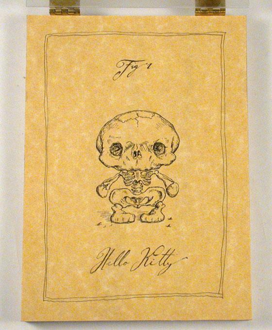 Hello Kitty skeleton Autors: mincīte Anatõmijas stunda:Mūlteņu varoņi.