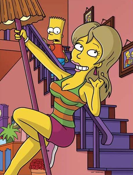 Dziedātāja un aktrise Mendija... Autors: pida Zvaigznes kas ciemojošās pie Simpsoniem...