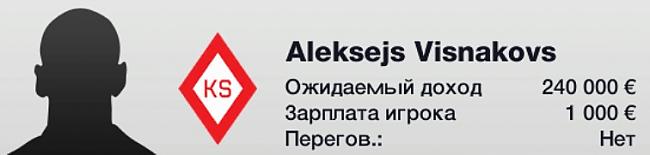 Aleksejs Visnakovs Autors: temoxak Cik maksa Latvijas futbolisti FIFA 12?