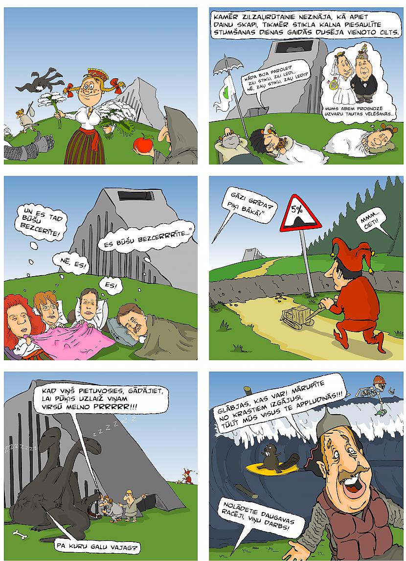  Autors: Karikaturistslv Īsts latviešu komikss - "Latvānijas Bezcerīte"