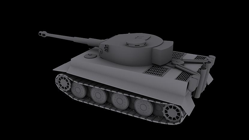 Uztaisam vēl aizmuguri Autors: godie 3DS MAX Panzerkampfwagen Tiger