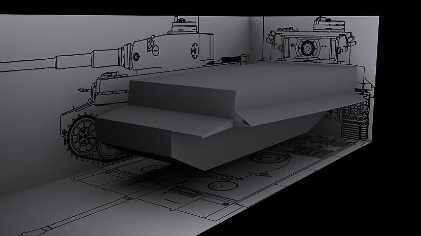 Uztaisam pareizu formu Es... Autors: godie 3DS MAX Panzerkampfwagen Tiger