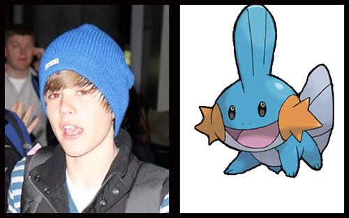 Justin Bieber  Mudkip Autors: PEDOLĀCIS zvaigznes kas izskastās  ka pokemoni