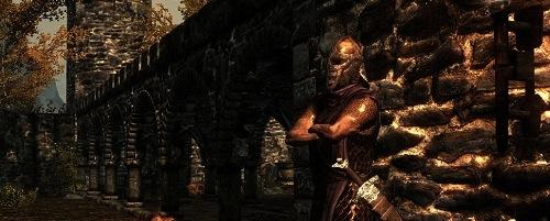 Šeit ir redzams pilsētas sargs... Autors: žeņa Skyrim News