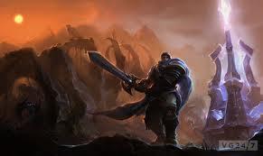 Garen Autors: DroopY League of Legends artwork.