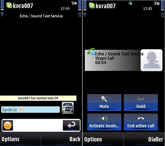 SkypeDomāju ka spokilv... Autors: kora007 Šis un tas priekš Nokia s60v5 lietotājiem