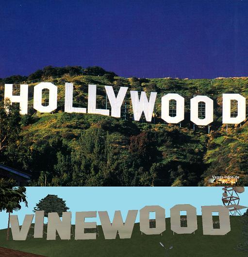 VINEWOOD HOLLYWOOD Domāju šeit... Autors: Iridescent GTA objekti realitātē. 2