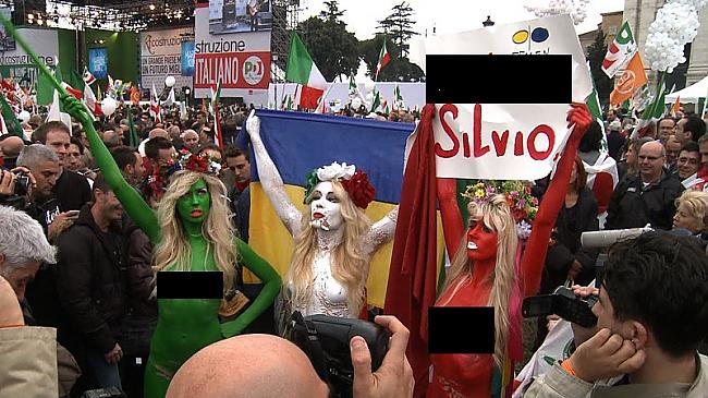 Šīs Sievietes ir FEMEN... Autors: Zilais Kamielis Protests Sasniedz Eiropu!