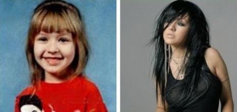 Christina Aguilera Autors: Fosilija Kā 20 slavenības izmainījas laika gaitā.