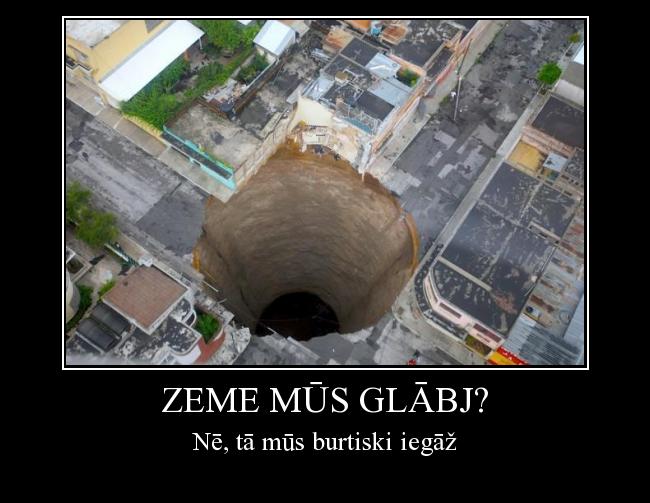  Autors: Elissonsz Zeme mūs glābj?