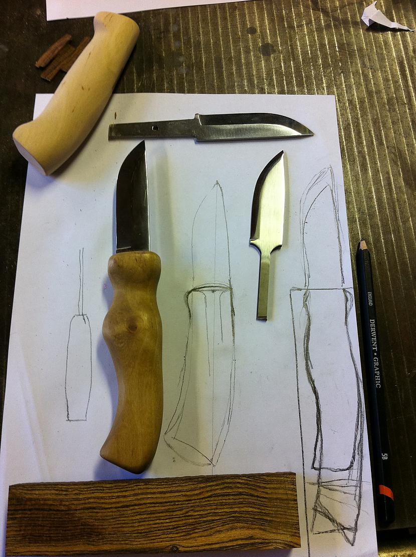 Mazliet attīstu tālāk ideju un... Autors: cālīc Kā pagatavoju nazi kokgriezumiem