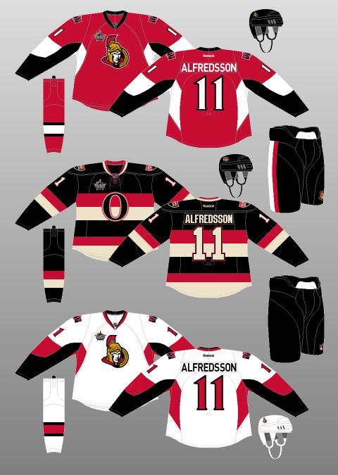 Otawa Senators Autors: axell99 2011-2012 gada sezonas NHL uniformas