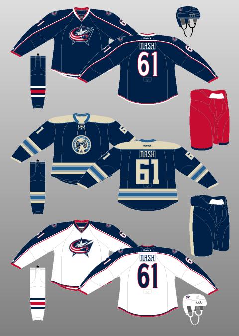 Columbus Blue Jackets Autors: axell99 2011-2012 gada sezonas NHL uniformas