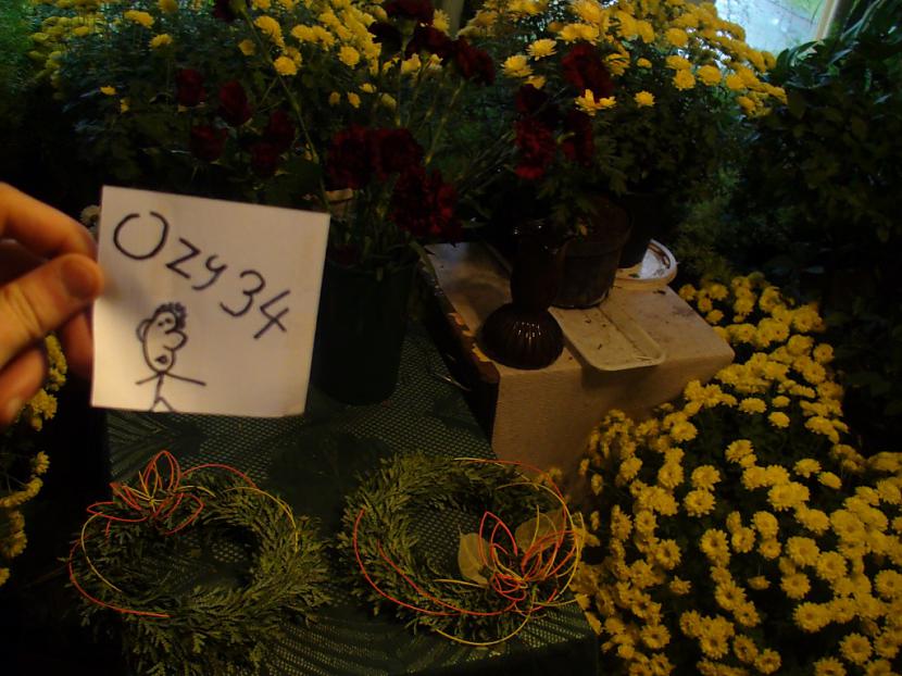 Un te ir daudz ziedu D Paldies... Autors: OzyOzers Kā uztaisīt skaistu adventes vainagu?