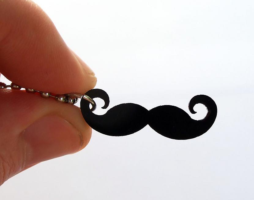  Autors: jurīts Bow, mustache and awesome nails! ♥