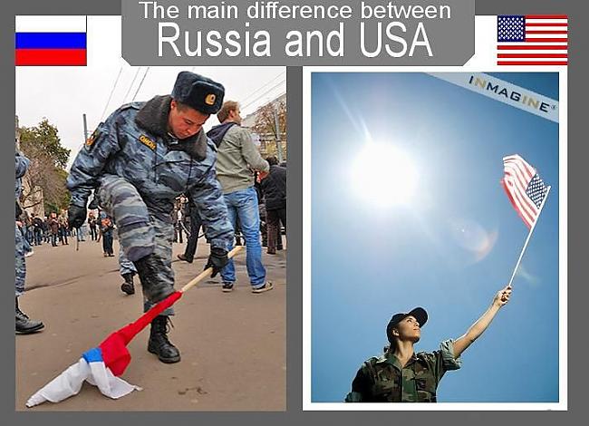  Autors: Fosilija Atšķirības starp Krieviju un ASV.