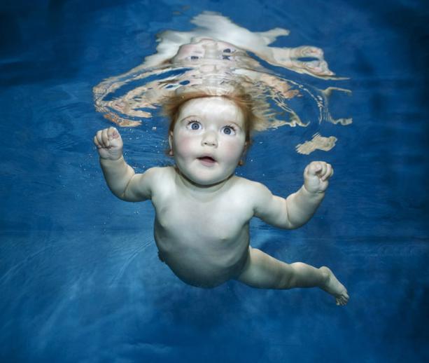 No 6 nedēļu vecuma bērni mācās... Autors: kikakika7 Mazuļi zem ūdens.
