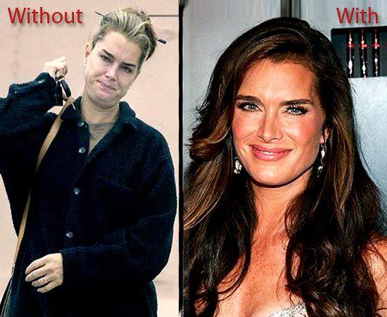 Brooke Shields Brūka Šeldsa Autors: HateRam Slavenības ar un bez makeup...