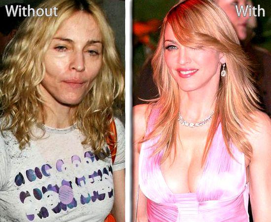 Madonna Autors: HateRam Slavenības ar un bez makeup...