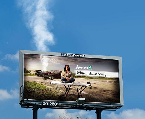 Avera Health Smoking Billboard Autors: battery Kreatīvas reklāma - 4. daļa.