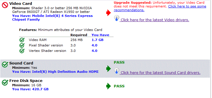  Autors: unknown666 Intel Graphics Media Accelerator 4500mhd...Mīts ?