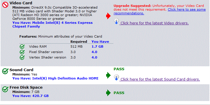  Autors: unknown666 Intel Graphics Media Accelerator 4500mhd...Mīts ?