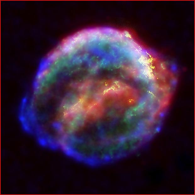 Kepler supernova remnant Autors: dea bildes no kosmosa.