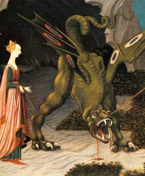 Paolo Učello gleznas... Autors: Pantomime Pūķi viduslaiku kristīgajā tradīcijā