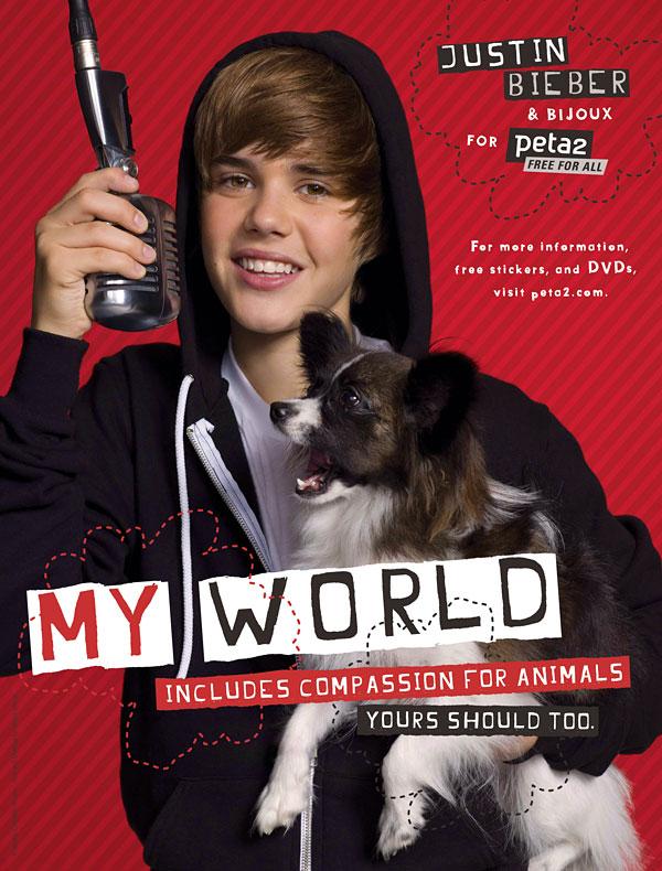  Autors: Fosilija Justin Bieber for PeTA2