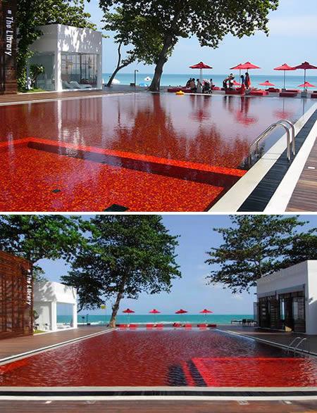Asins sarkanais baseinsŠis... Autors: Orgāniņa Fascinating swimming pools.