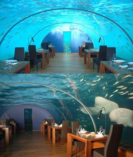 Ithaa Rangali Island Maldives... Autors: Kāmis Visjocīgākie restorāni pasaulē